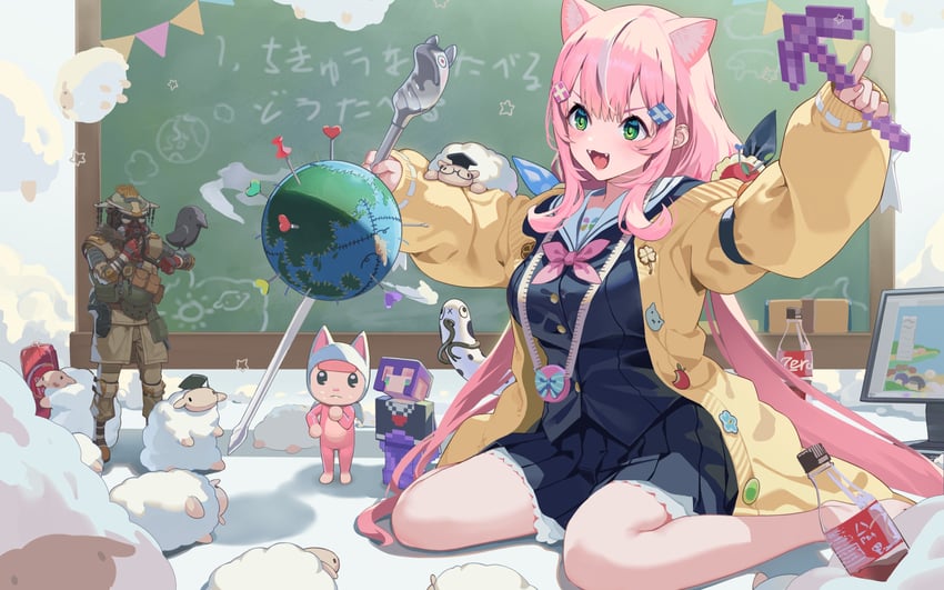 bloodhound and yang nari (nijisanji and 4 more) drawn by iltusa