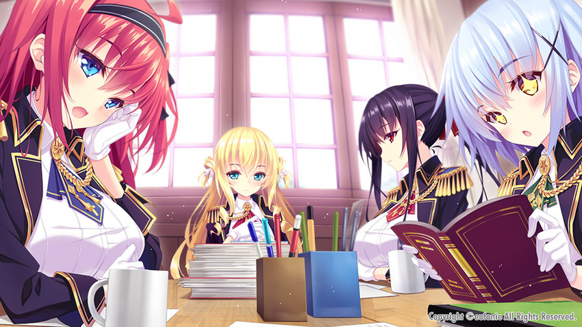 toudou aoi, takamiya ouka, kougousaki ruri, and nishinozono kaoruko (hanidebi! honey & devil and 1 more) drawn by hayakawa_harui