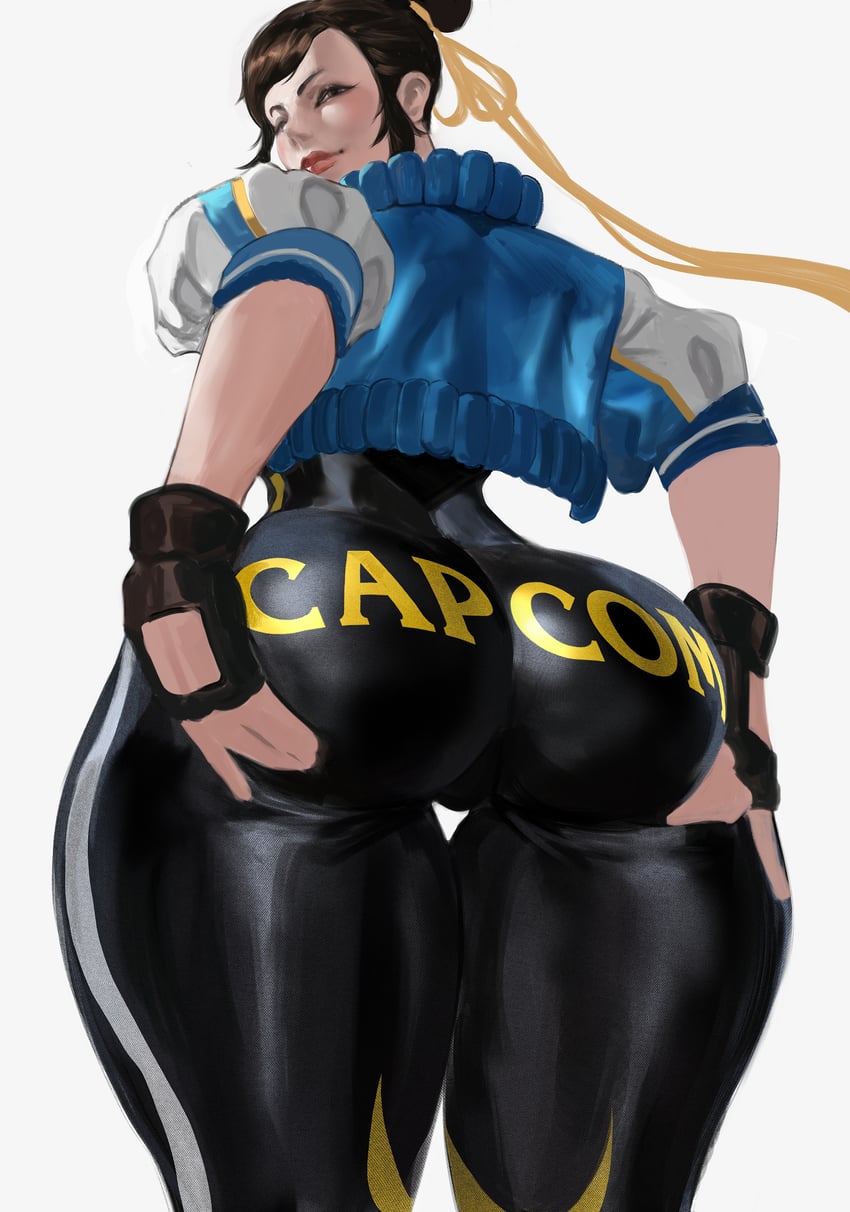 chun-li (street fighter and 2 more) drawn by mashingvaquita