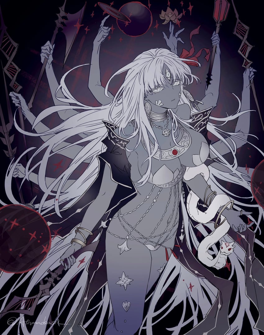 kali (fate and 1 more) drawn by ruki_atamaokasii