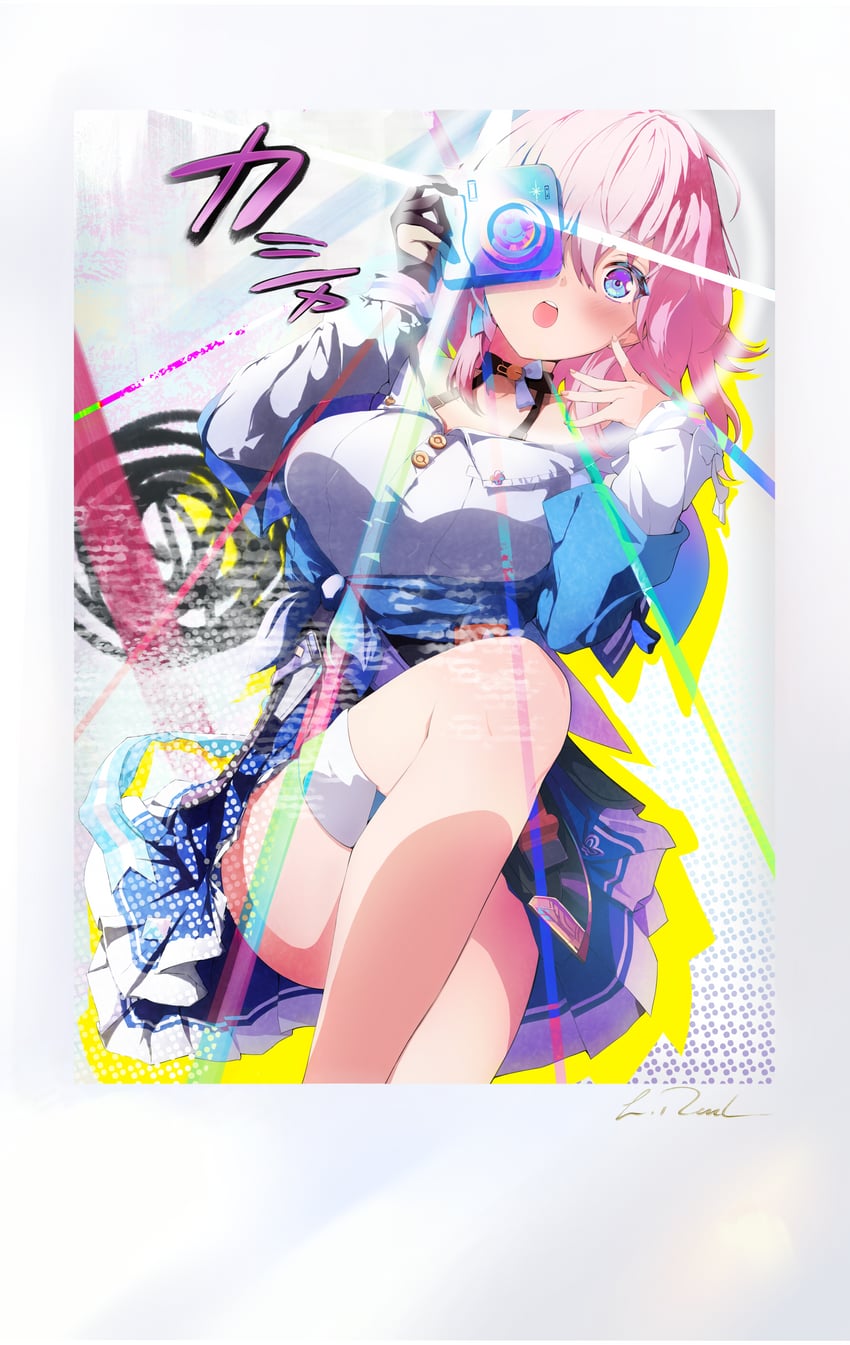march 7th (honkai and 1 more) drawn by lukas_reule