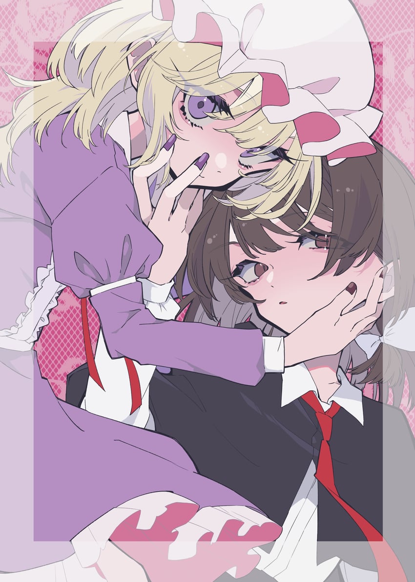 usami renko and maribel hearn (touhou) drawn by riuriu_uoxou