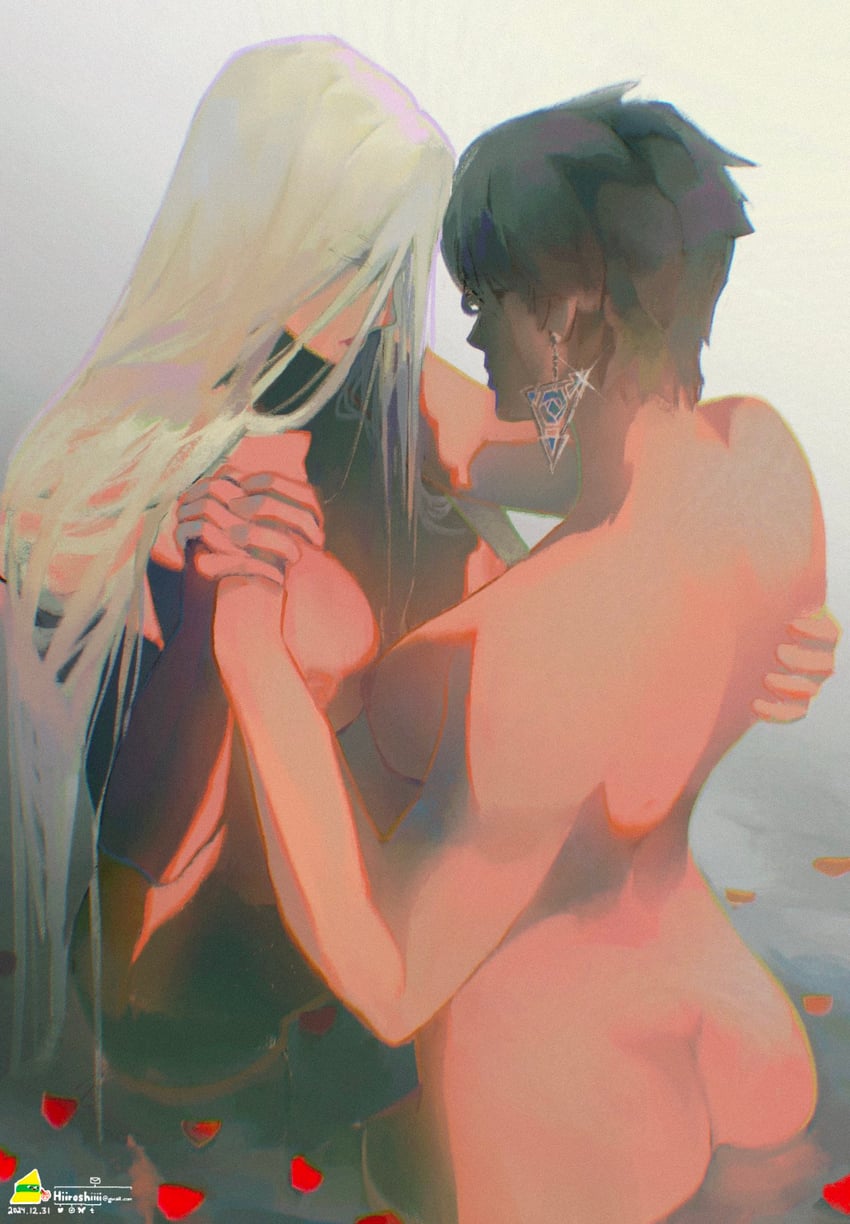 bayonetta and jeanne (bayonetta and 1 more) drawn by hiroshi_(hiiroshiiii)