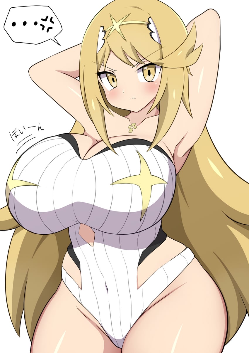 mythra (xenoblade chronicles and 1 more) drawn by jaga334