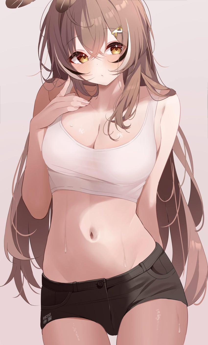 nanashi mumei (hololive and 1 more) drawn by deyui