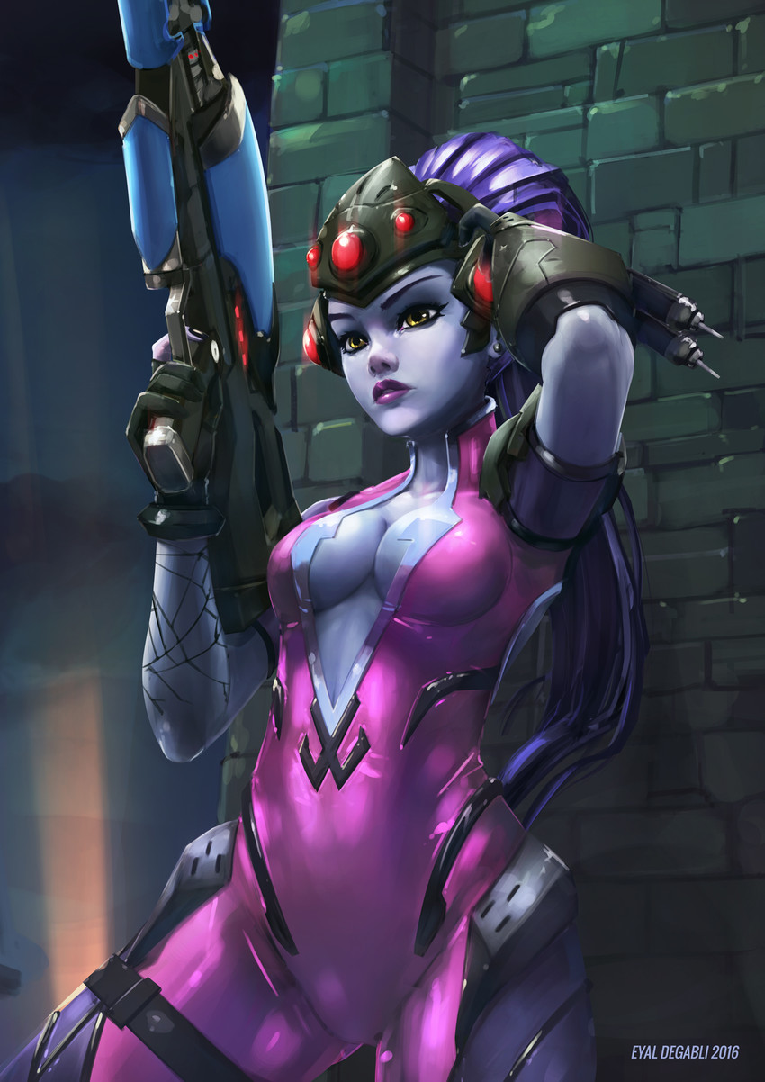 widowmaker (overwatch and 1 more) drawn by eyal_degabli