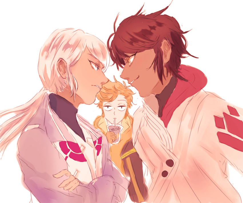 spark, candela, and blanche (pokemon and 1 more) drawn by cascend
