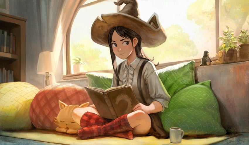 pepper, carrot, and tux (pepper&carrot) drawn by david_revoy