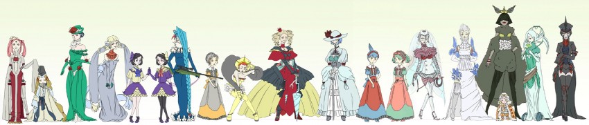gurren-lagann, king kittan, lazengann, dayakkaiser, sozoshin, and 11 more (tengen toppa gurren lagann) drawn by shiratae_kiku