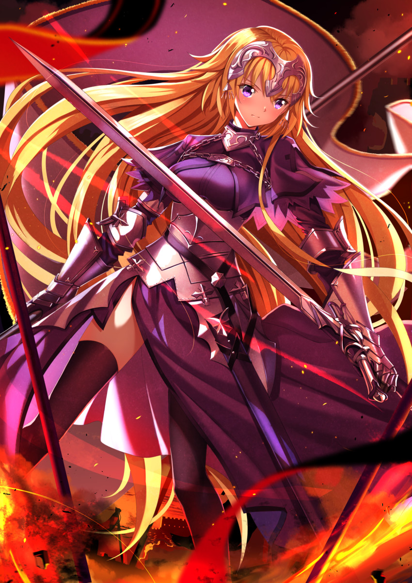 jeanne d'arc (fate and 1 more) drawn by swordsouls