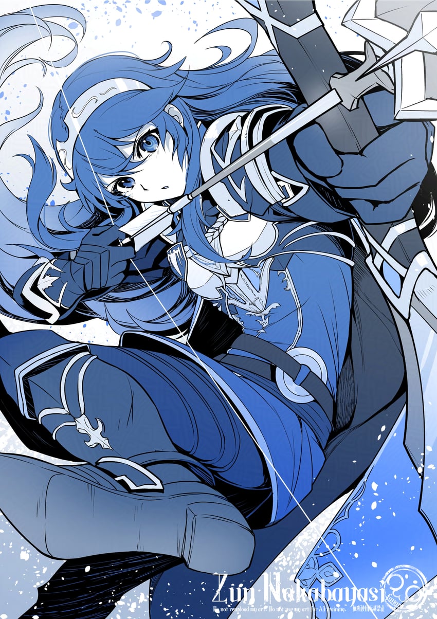lucina (fire emblem and 2 more) drawn by nakabayashi_zun