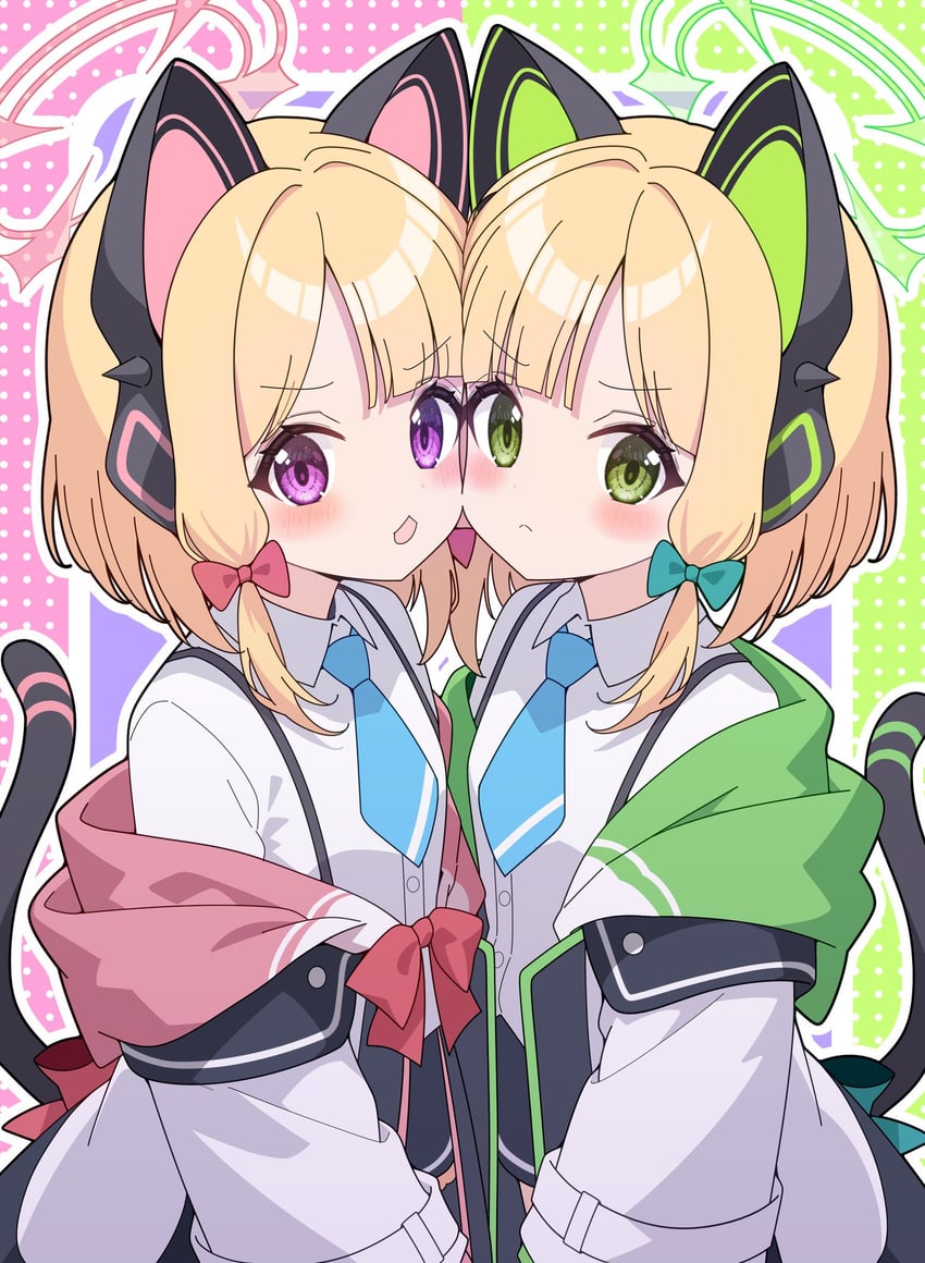 momoi and midori (blue archive) drawn by odorukaminoke