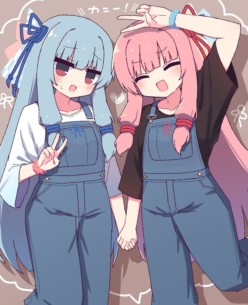 kotonoha akane and kotonoha aoi (voiceroid) drawn by hibino_000