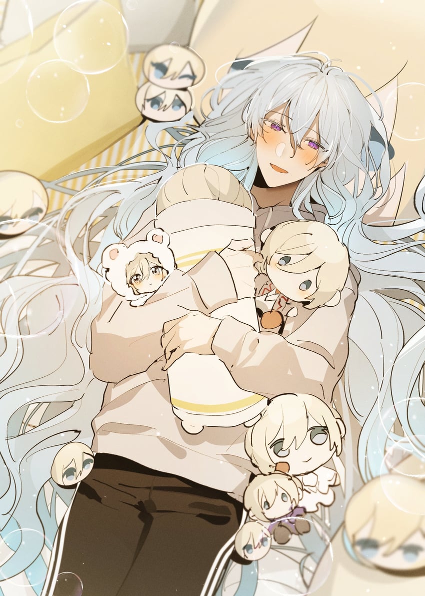 tenshouin eichi and hibiki wataru (ensemble stars!) drawn by eichi_turnr