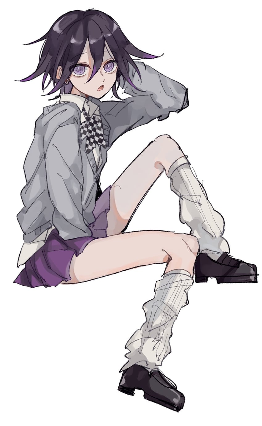 oma kokichi (danganronpa and 1 more) drawn by yuma_(yumachansan)