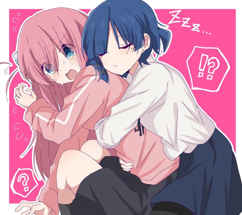 gotoh hitori and yamada ryo (bocchi the rock!) drawn by torikoboshi