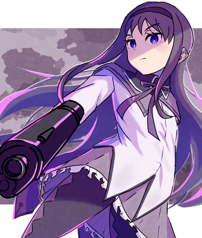 akemi homura (mahou shoujo madoka magica) drawn by altovc_0615