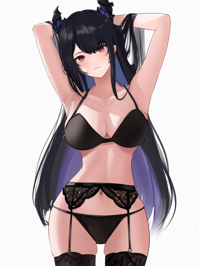 nerissa ravencroft (hololive and 1 more) drawn by cloud_etoile