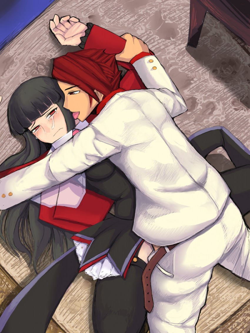 ushiromiya battler and lucifer (umineko no naku koro ni) drawn by mochisunira