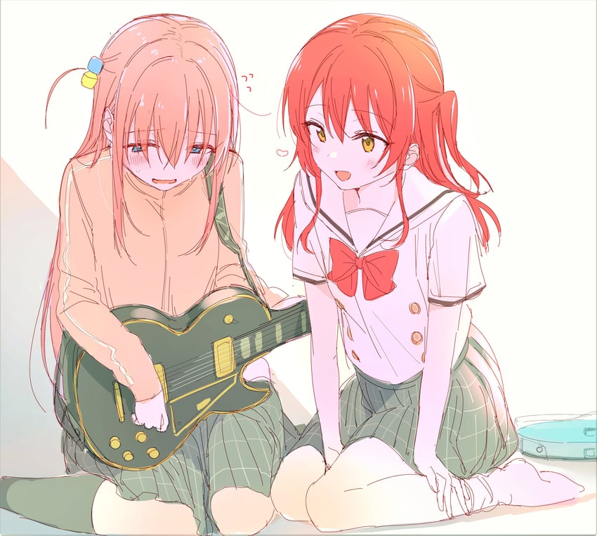 gotoh hitori and kita ikuyo (bocchi the rock!) drawn by kirisawa_saki