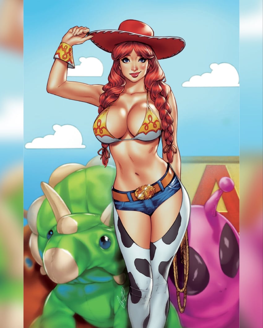 jessie the yodeling cowgirl (toy story and 1 more) drawn by elias_chatzoudis