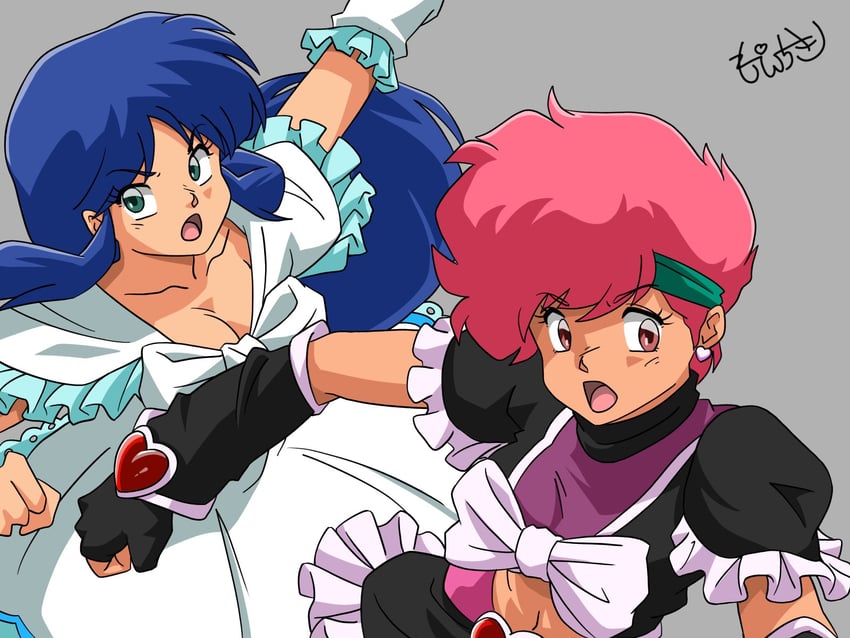 cure black, cure white, yuri, and kei (precure and 2 more) drawn by moechiki