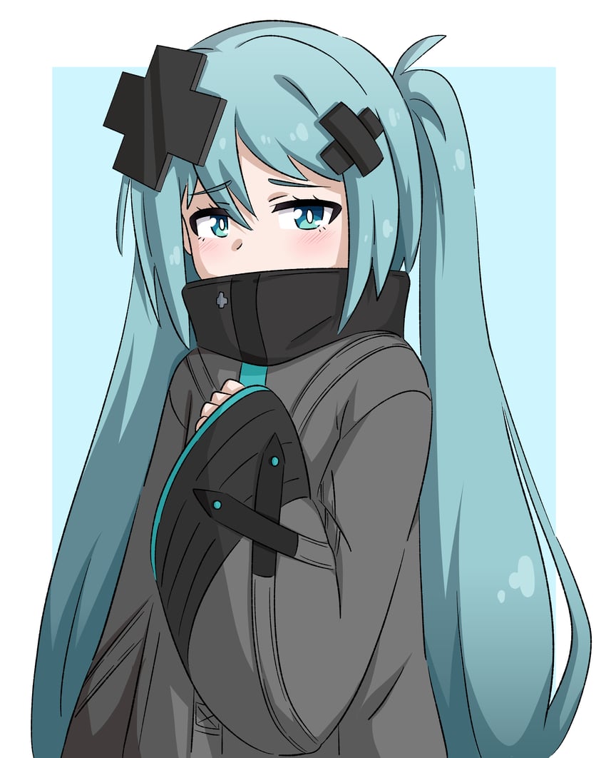 hatsune miku and batsu miku (vocaloid and 2 more) drawn by jua_sito