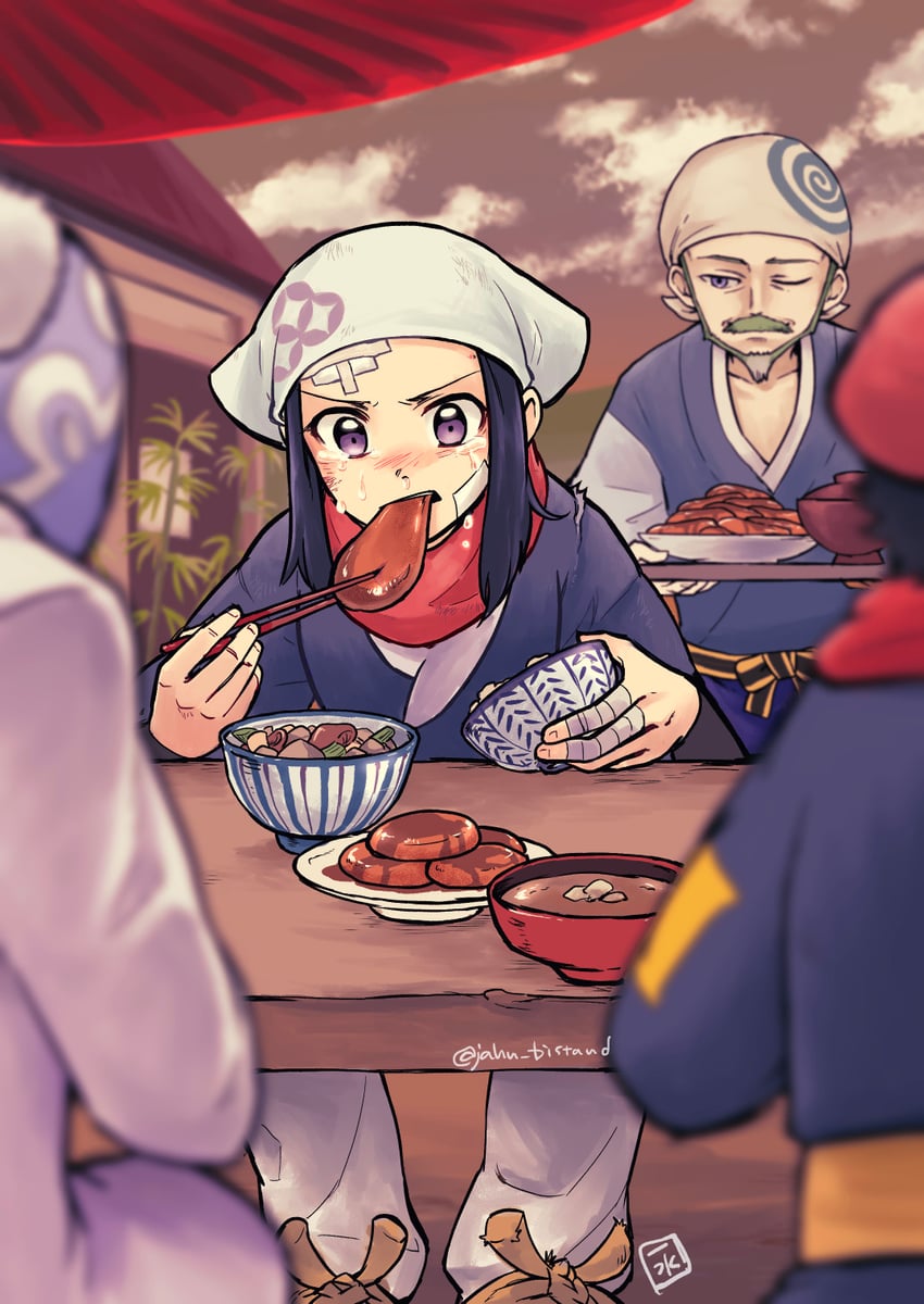 akari, rei, professor laventon, and beni (pokemon and 1 more) drawn by issui_(jahn_bistand)