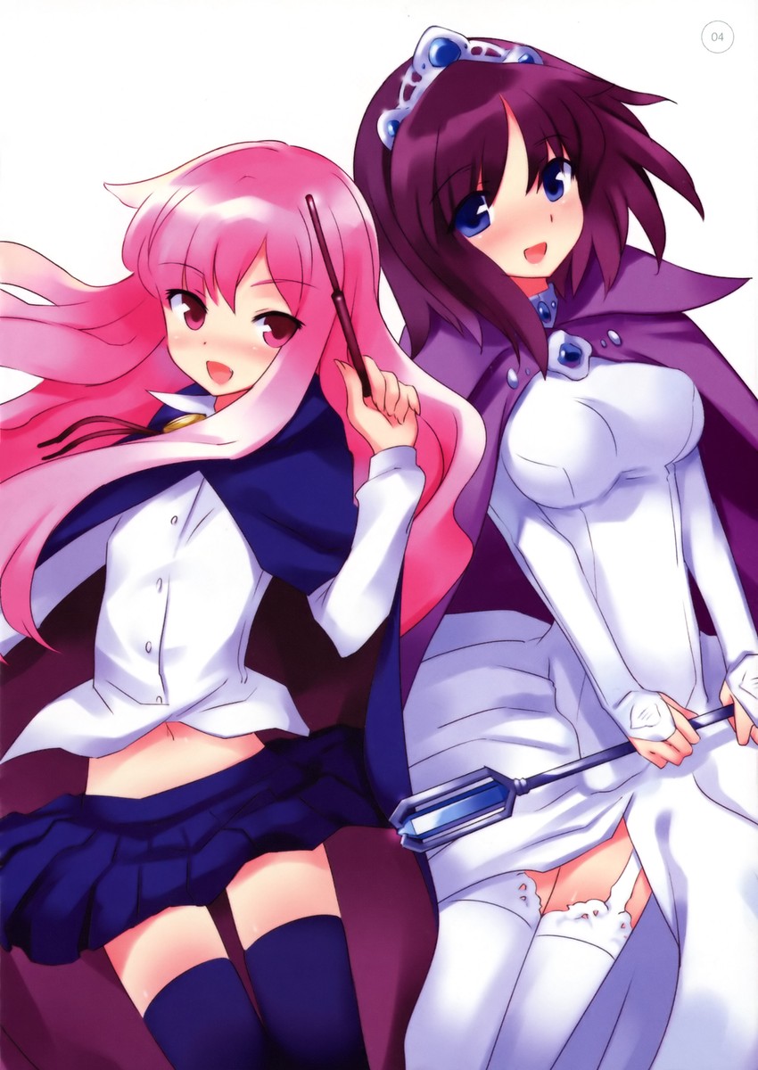 louise francoise le blanc de la valliere and henrietta de tristain (zero no tsukaima) drawn by usatsuka_eiji