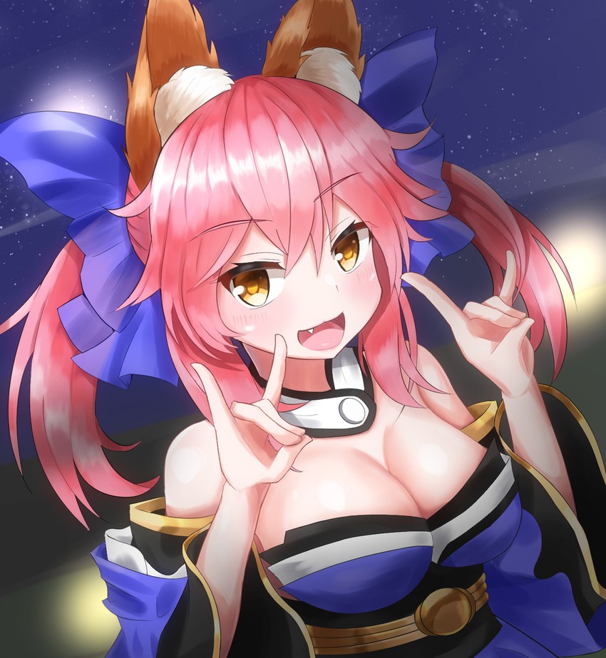 tamamo and tamamo no mae (fate and 1 more) drawn by akura_scarlet0495