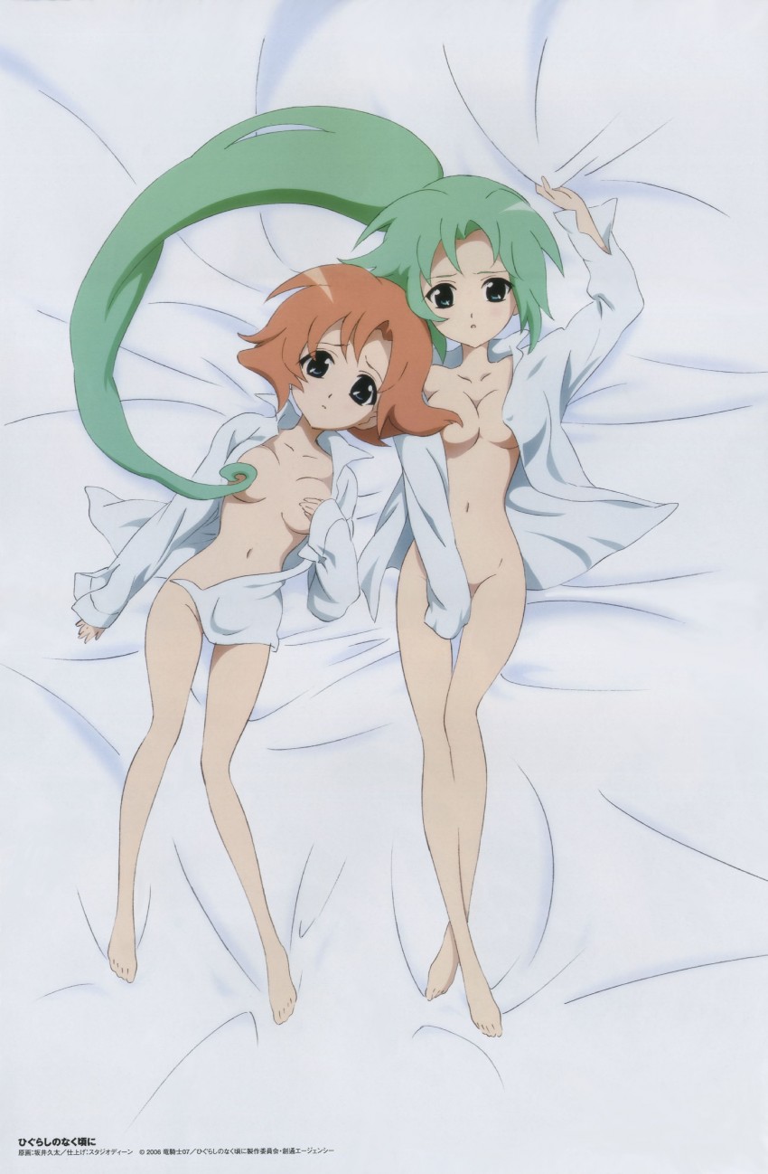 ryuuguu rena and sonozaki mion (higurashi no naku koro ni and 1 more) drawn by sakai_kyuuta