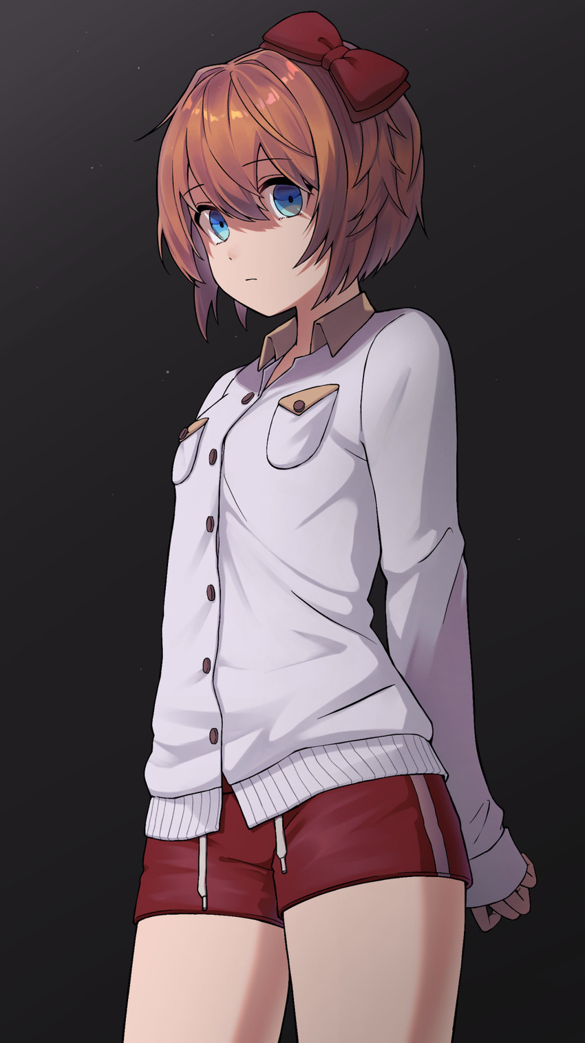 sayori (doki doki literature club) drawn by kato_fuyu