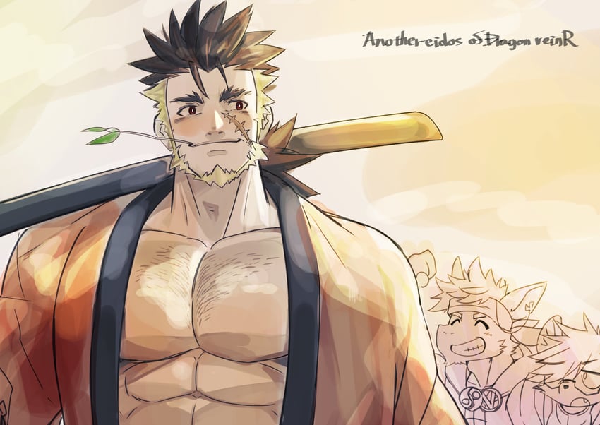jinnosuke, rai, and fu (another eidos-r) drawn by waku_(ayamix)