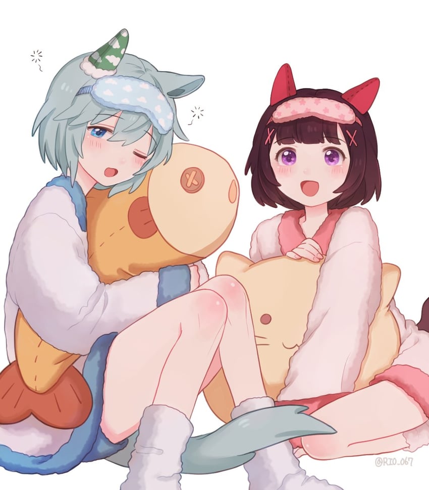 seiun sky and nishino flower (umamusume) drawn by rio_(rio_067)