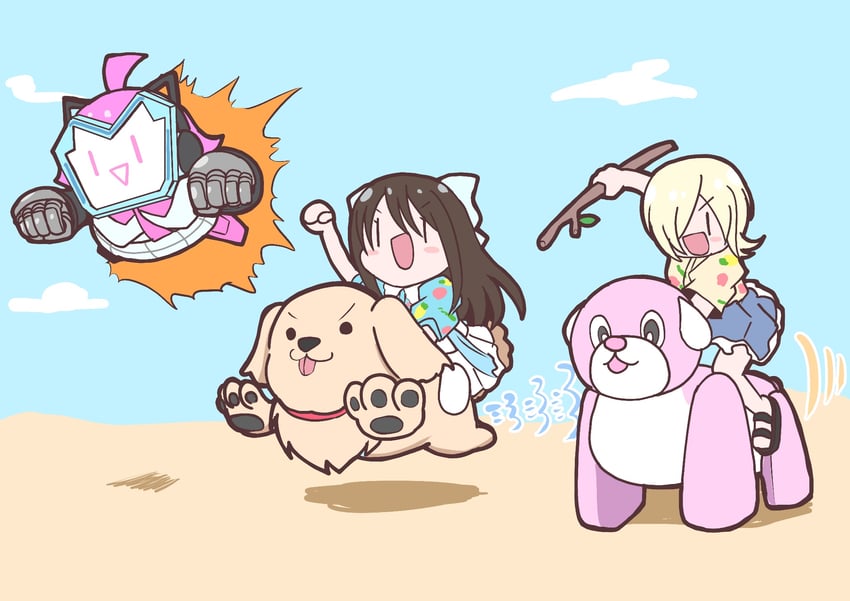 osaka shizuku, tennoji rina, mia taylor, and ophelia (love live! and 2 more) drawn by idera_haru