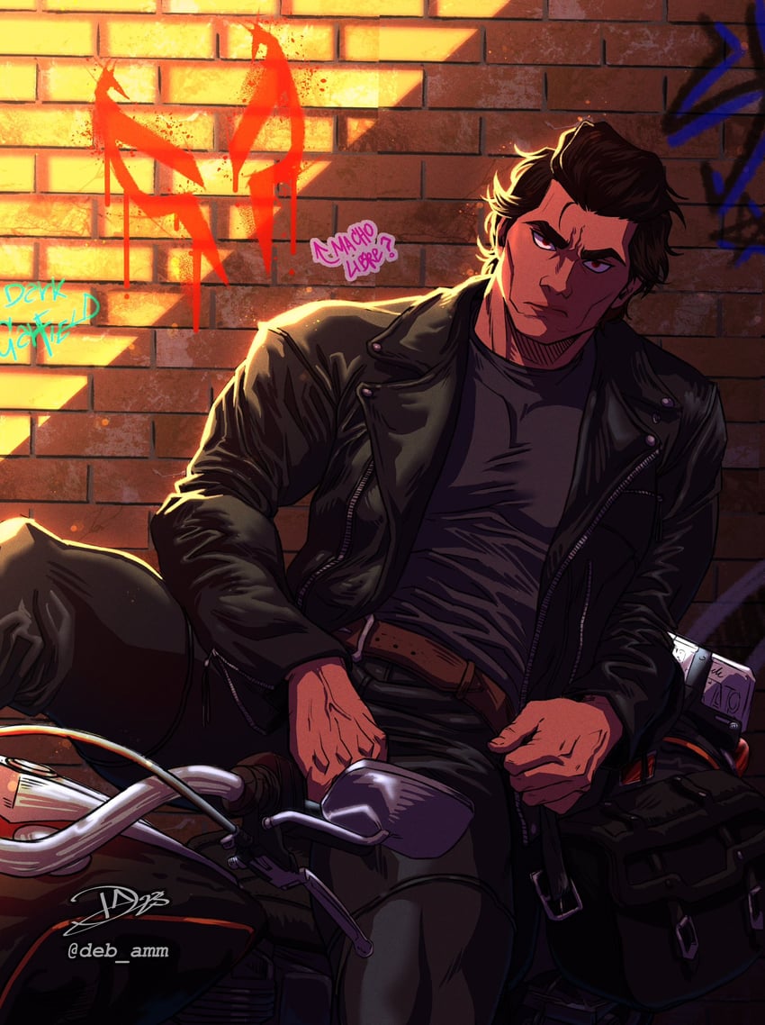miguel o'hara (marvel and 3 more) drawn by debby-san