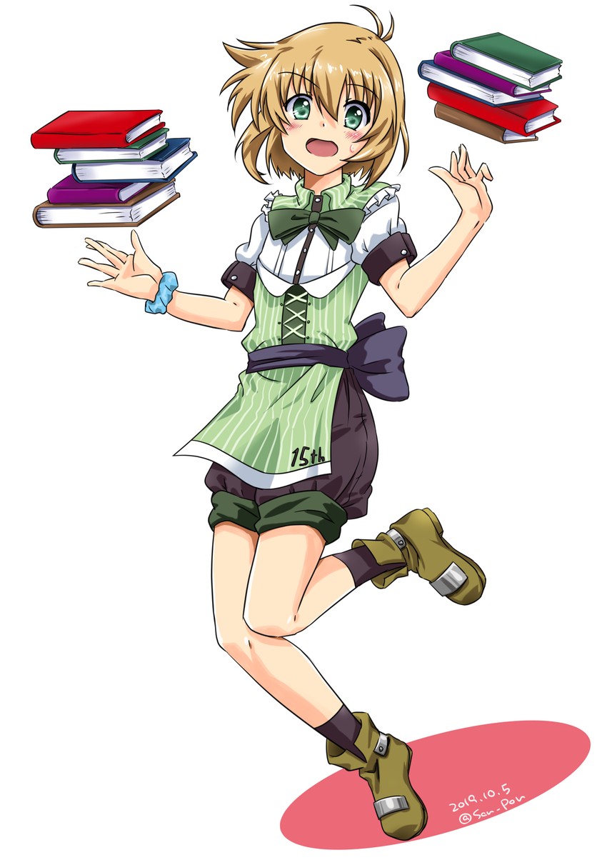 yuuno scrya (lyrical nanoha and 2 more) drawn by san-pon