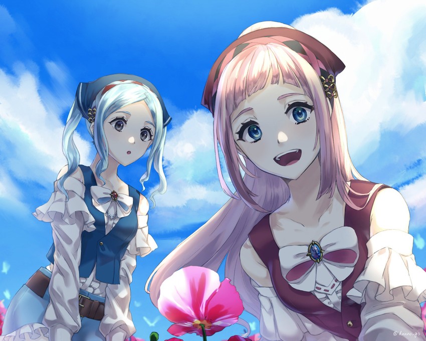 felicia and flora (fire emblem and 2 more) drawn by danno_gs