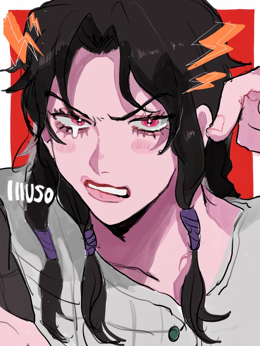 illuso (jojo no kimyou na bouken and 1 more) drawn by matubaru_chan