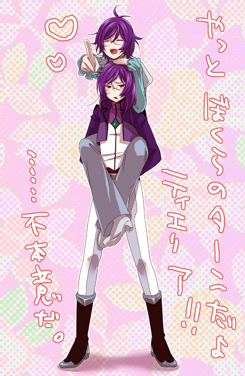 tieria erde and regene regetta (gundam and 1 more) drawn by michino