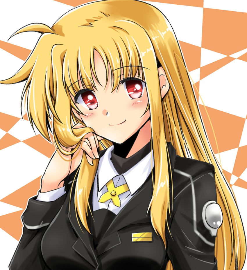 fate testarossa (lyrical nanoha and 1 more) drawn by san-pon