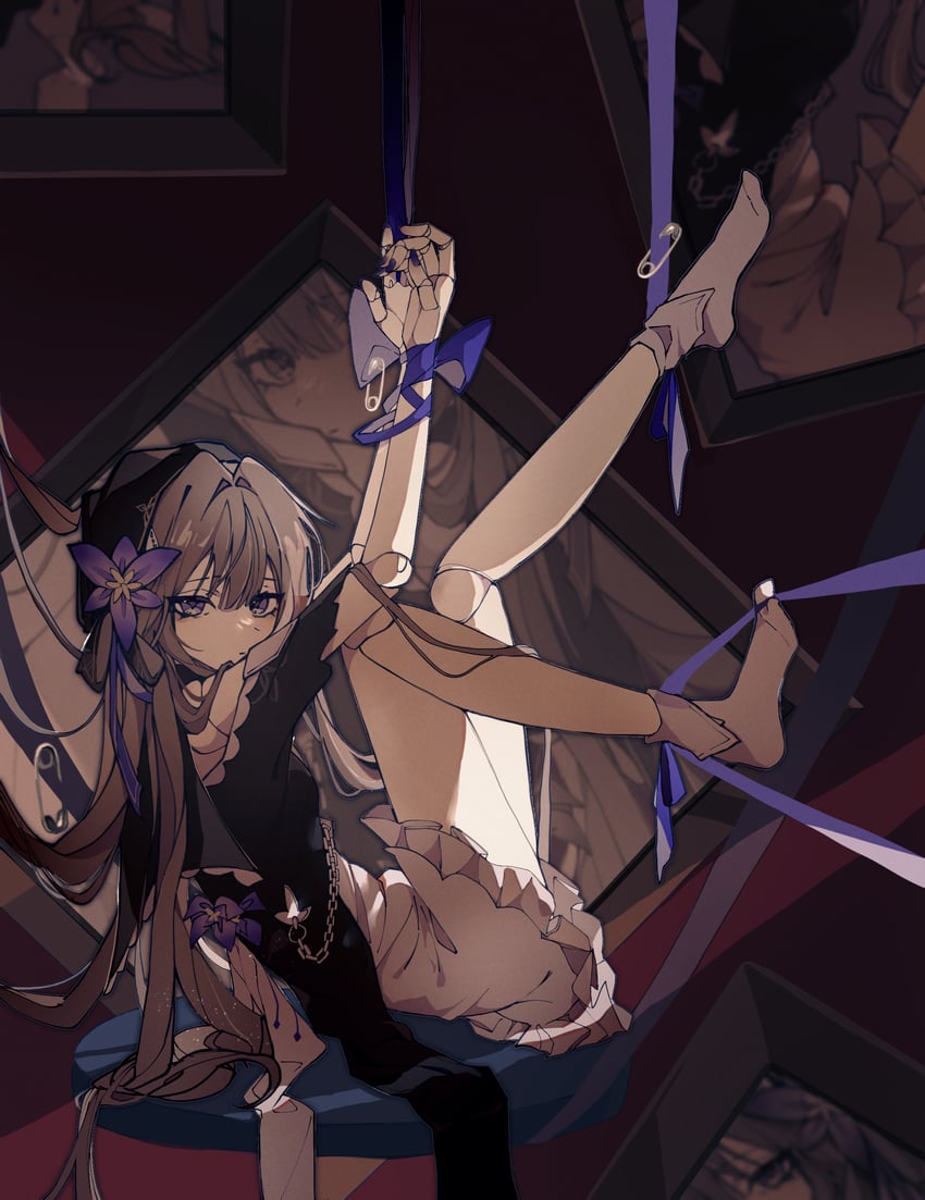 herta (honkai and 1 more) drawn by fei_zhan