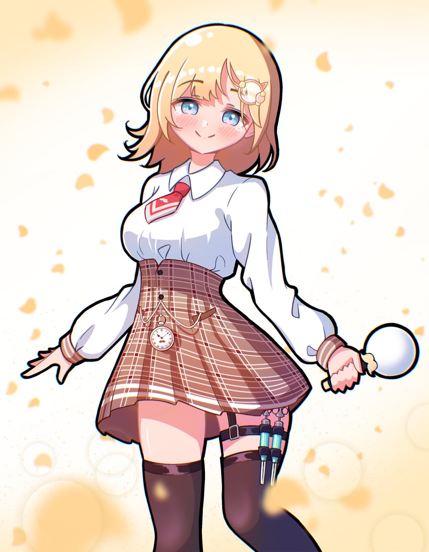 watson amelia (hololive and 1 more) drawn by shutowl