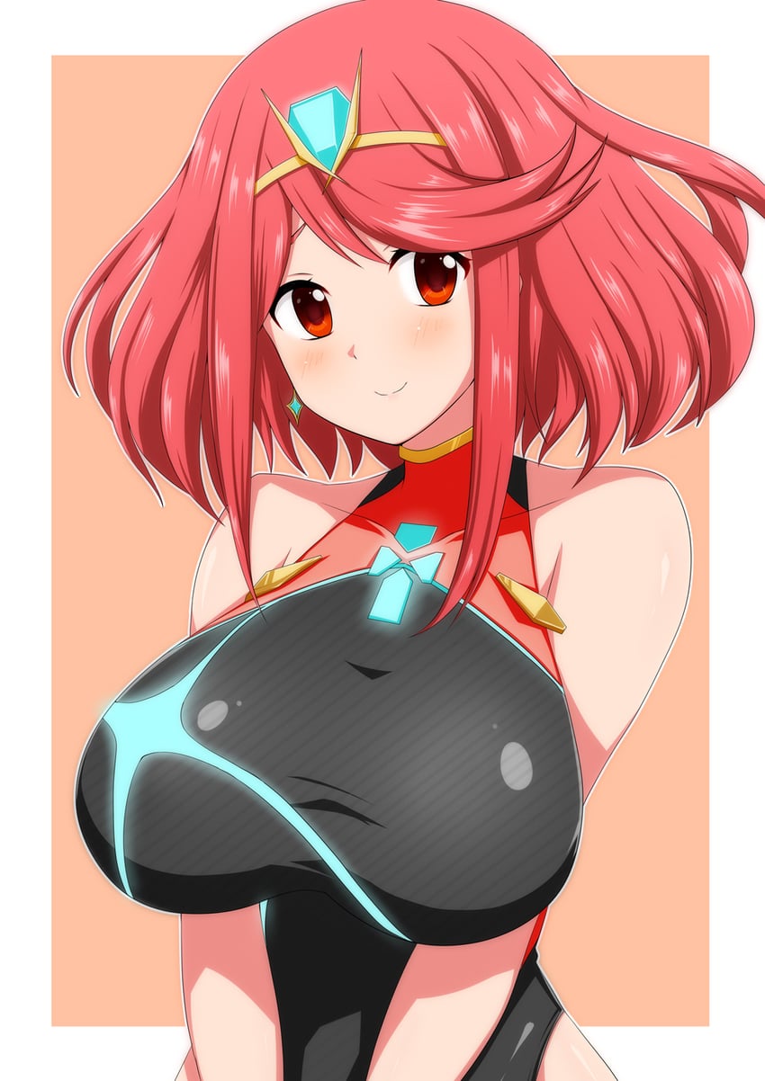 pyra (xenoblade chronicles and 1 more) drawn by zefyu