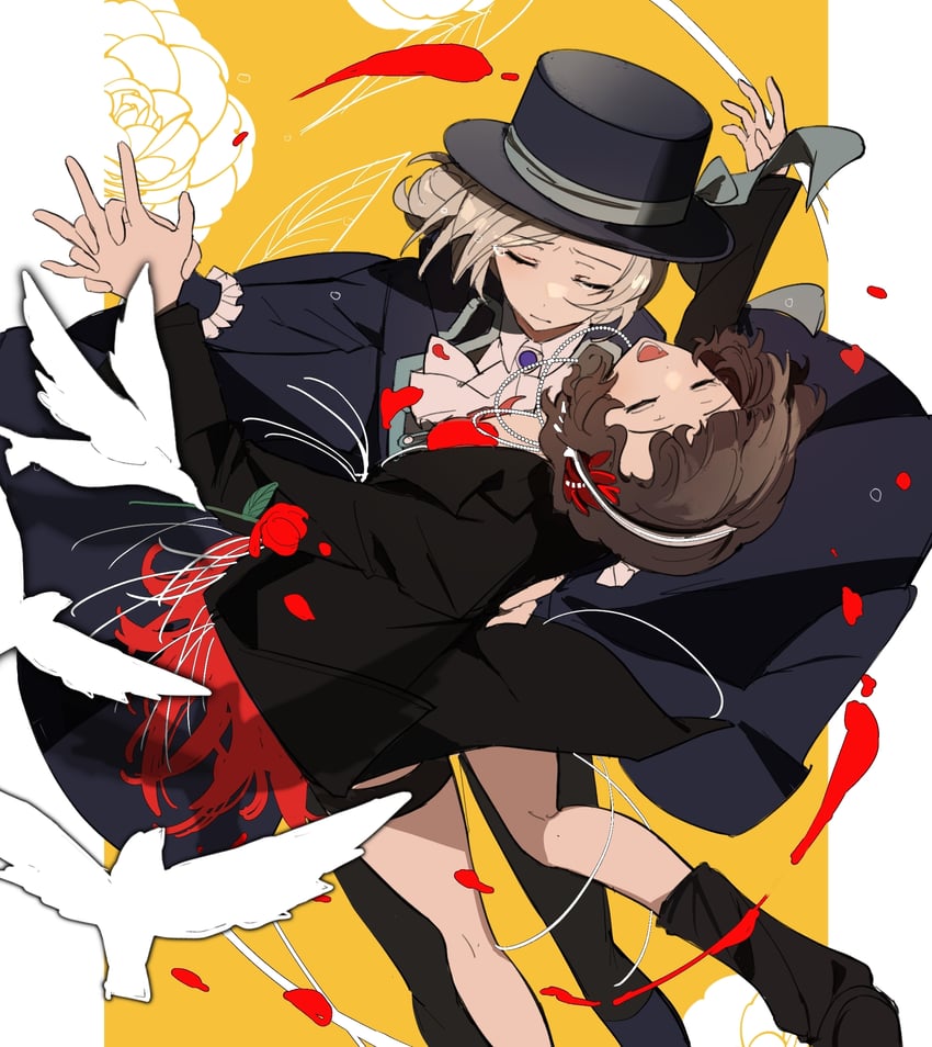 vertin and schneider (reverse:1999) drawn by kashima_(bianjing_baopo)