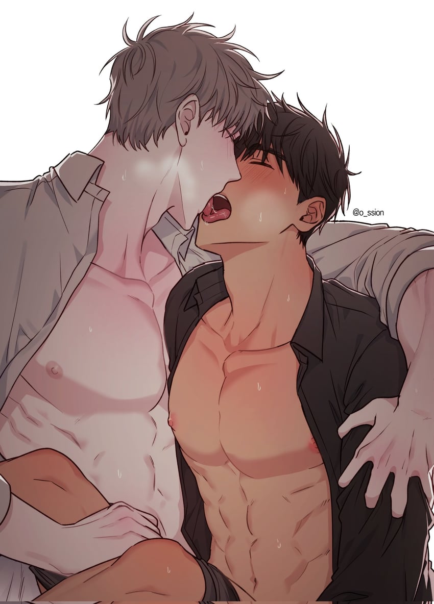 jeong taeui and ilay riegrow (passion) drawn by o_ssion
