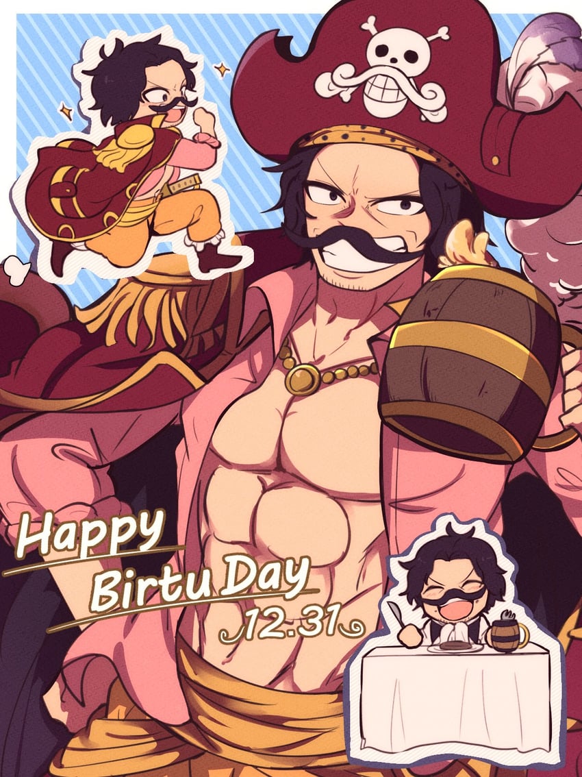 gol d. roger (one piece) drawn by hottori_yangu