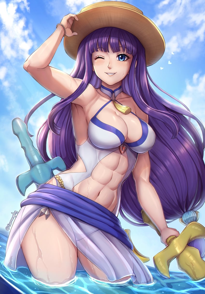 altina (fire emblem and 2 more) drawn by evomanaphy