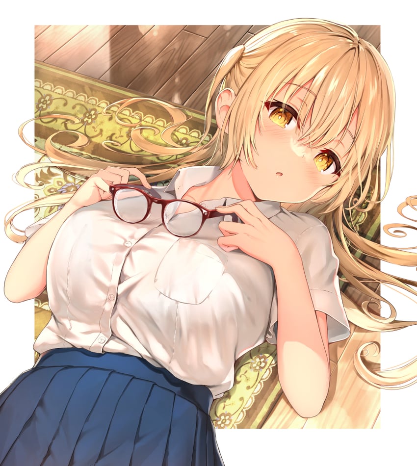 blonde haired girl (original) drawn by sune_(mugendai)