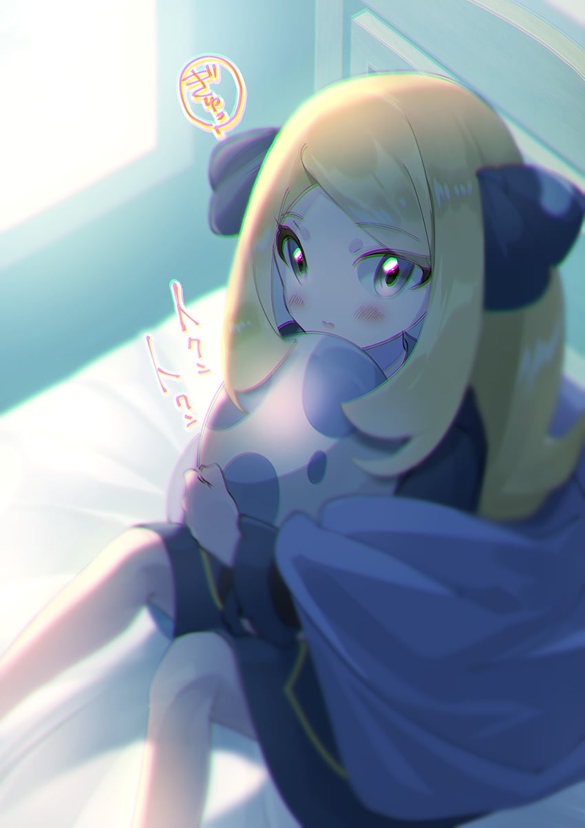 cynthia (pokemon and 1 more) drawn by mitsuha_(bless_blessing)
